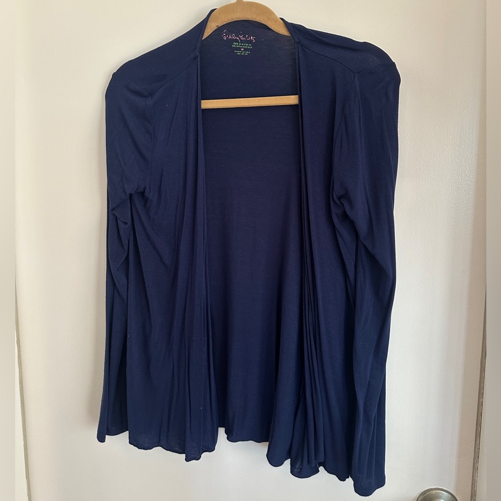 Lilly Pulitzer Navy Blue Cardigan - Size XS